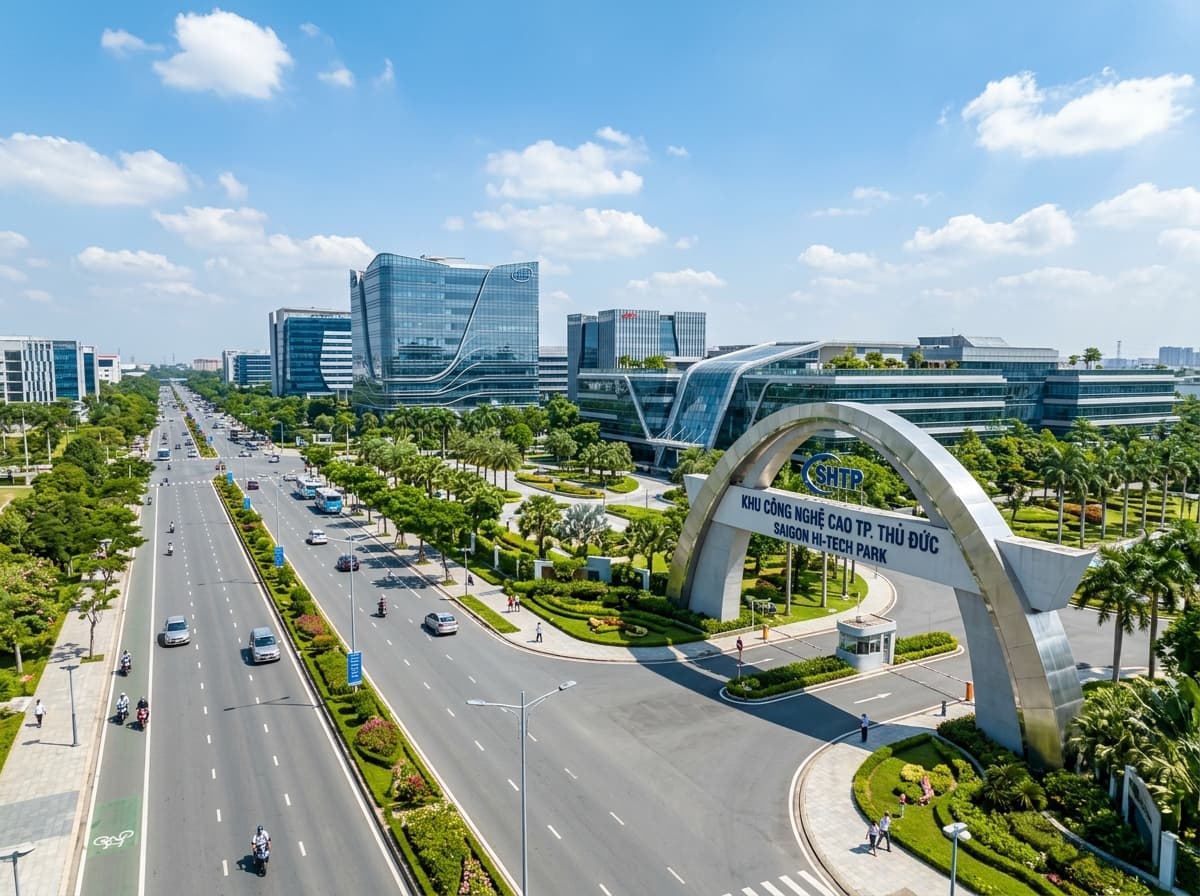 Đến Khu Công Nghệ Cao TP. Thủ Đức